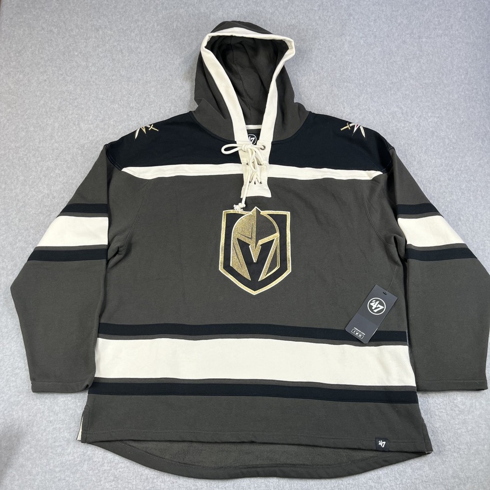 Vegas Golden Knights Lacer Hoodie Jersey Mens XXL Laces NHL 47 Pullover